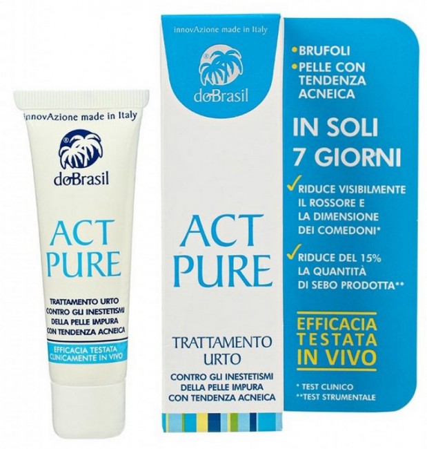 doBrasil Крем для лица против угревой сыпи Act Pure, 25 мл