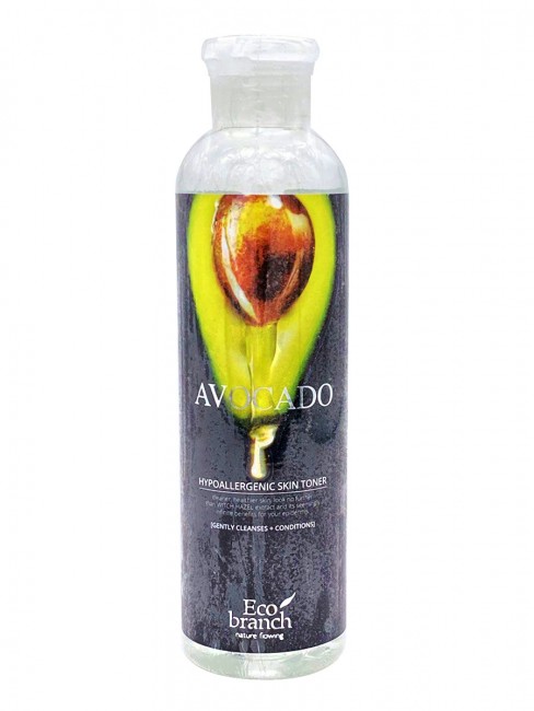 Eco branch Тоник для лица с экстрактом авокадо Avocado Hypoallergenic Skin Toner, 250 мл