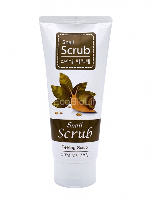 Alfredo Feemas Пилинг-скраб с экстрактом муцина улитки Snail Peeling Scrub, 180 мл