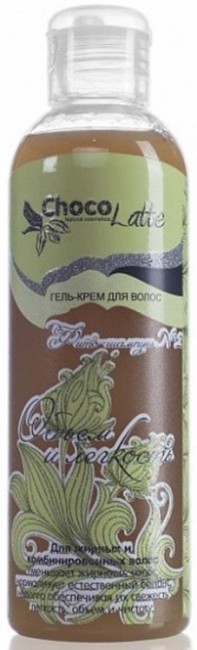 ChocoLatte Гель-крем для волос Фито-Шампунь №2 Объем и Легкость жирных и комбинированных волос, 200 мл ChocoLatte Гель-крем для волос Фито-Шампунь №2 Объем и Легкость жирных и комбинированных волос, 200 мл