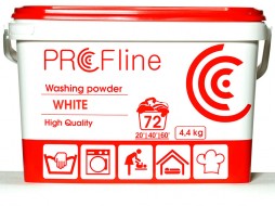 PROFline White Стиральный порошок суперконцентрат для белых тканей, 4,4 кг (72 стирки)
