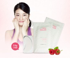 The Face Shop Raspberry Slim & Lift Collagen Eye Patch Гелевые патчи с коллагеном и экстрактом малины, 2 шт