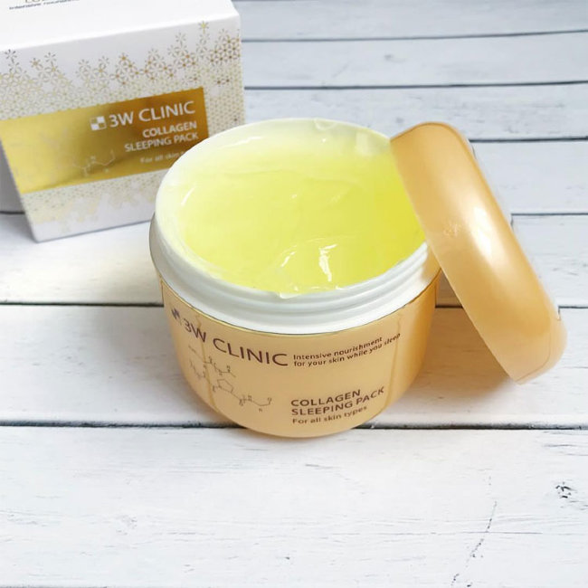 3W Clinic Маска для лица ночного действия укрепляющая с коллагеном Collagen Sleeping Pack, 100 мл 3W Clinic Маска для лица ночного действия укрепляющая с коллагеном Collagen Sleeping Pack, 100 мл