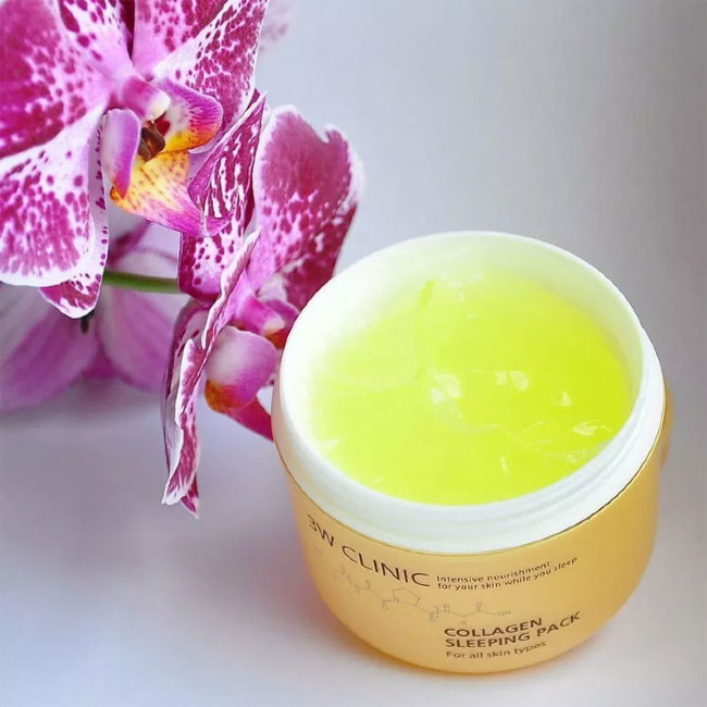 3W Clinic Маска для лица ночного действия укрепляющая с коллагеном Collagen Sleeping Pack, 100 мл 3W Clinic Маска для лица ночного действия укрепляющая с коллагеном Collagen Sleeping Pack, 100 мл