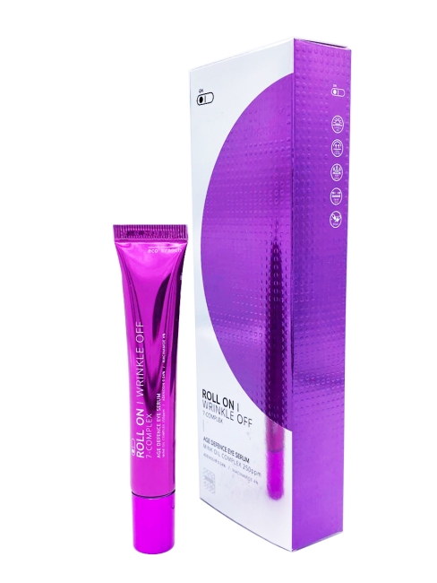 Eco Branch Сыворотка-роллер для кожи вокруг глаз с норковым маслом Roll On Wrinkle Off 7-Complex Age Defence Eye Serum Mink Oil, 25 мл