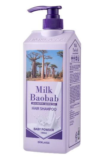 Milk Baobab Шампунь для волос Original Shampoo Baby Powder, 1000 мл
