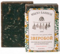 Kleona Мыло кусковое банное Зверобой, 145 г
