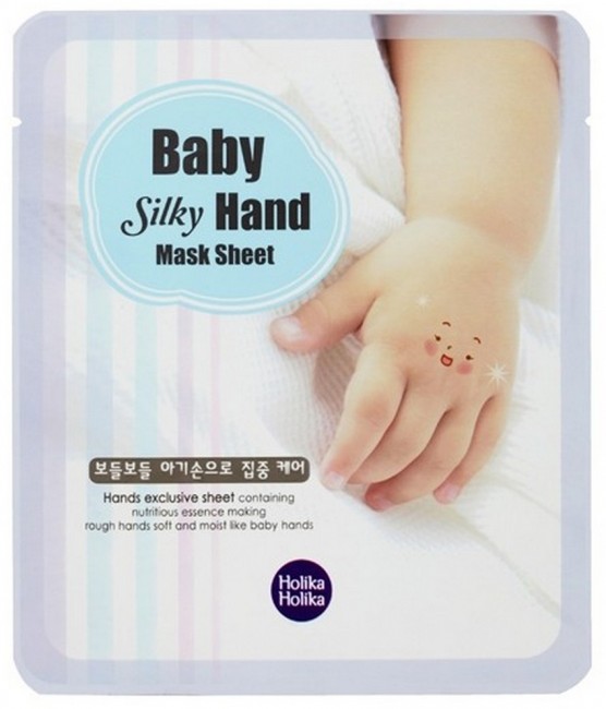 Holika Holika Baby Silky Hand Mask Sheet Перчатки-маска для рук, 2*18мл Holika Holika Baby Silky Hand Mask Sheet Перчатки-маска для рук, 2*18мл