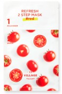 Village 11 Factory Refresh 2-step Mask Red Освежающая двухшаговая программа для ухода за лицом с красными экстрактами, 3 г + 25 мл Village 11 Factory Refresh 2-step Mask Red Освежающая двухшаговая программа для ухода за лицом с красными экстрактами, 3 г + 25 мл