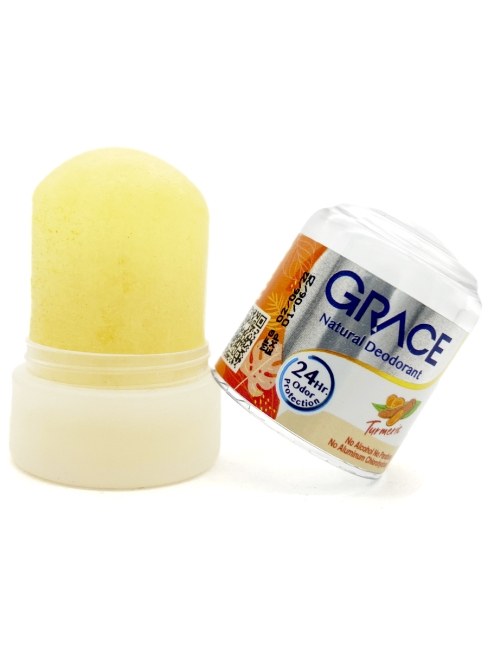 Grace Дезодорант кристаллический натуральный с экстрактом куркумы Crystal Deodorant Turmeric, 50 г Grace Дезодорант кристаллический натуральный с экстрактом куркумы Crystal Deodorant Turmeric, 50 г