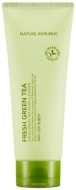 NATURE REPUBLIC Fresh Green Tea Foam Cleanser Пенка для умывания с антибактериальным эффектом, 150 мл