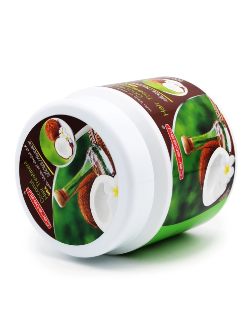 Carebeau Маска для сухих и поврежденных волос кокосовая с натуральным воском Coconut Oil Hair Treatment, 500 мл