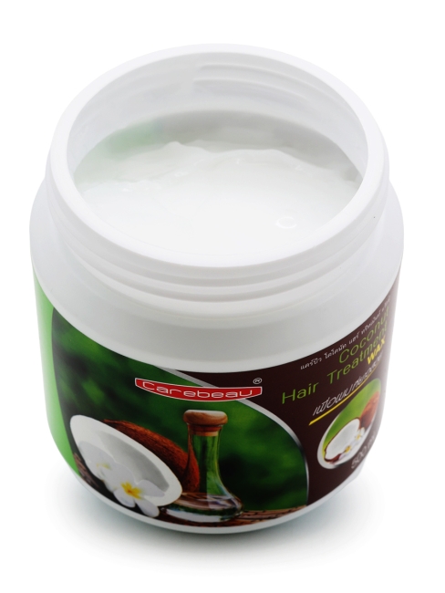 Carebeau Маска для сухих и поврежденных волос кокосовая с натуральным воском Coconut Oil Hair Treatment, 500 мл
