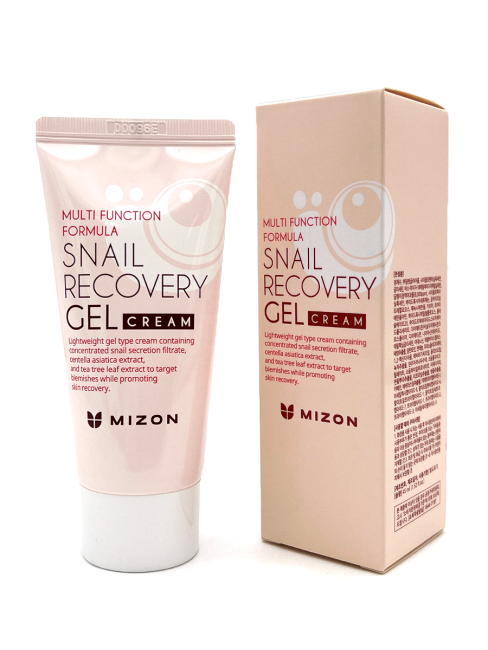 MIZON Крем-гель для лица с муцином улитки Snail Recovery Gel Cream, 45 мл MIZON Крем-гель для лица с муцином улитки Snail Recovery Gel Cream, 45 мл
