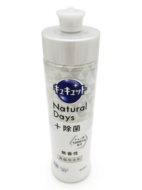 KAO Средство для мытья посуды и раковин без запаха CuCute Natural Days Unscented, 220 мл