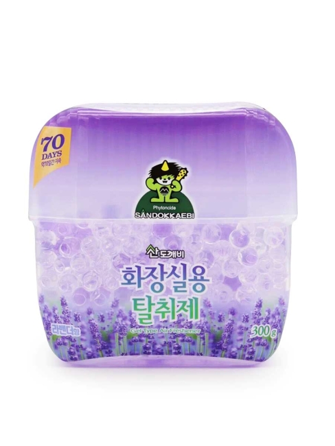 Sandokkaebi Гелевый освежитель воздуха для туалета Лаванда, 300 г Sandokkaebi Гелевый освежитель воздуха для туалета Лаванда, 300 г