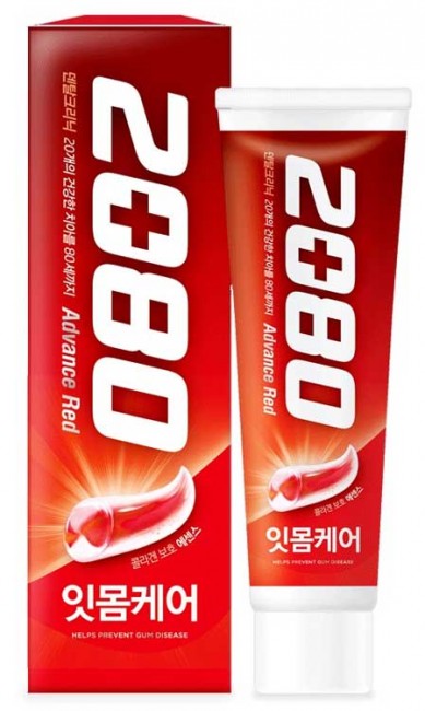 KeraSys Dental Clinic 2080 Advance Red Зубная паста Уход за деснами, 120 г