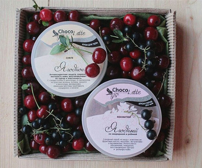 ChocoLatte Крем-скраб для тела Конфитюр Ягодный с рябиной и смородиной, 280 г ChocoLatte Крем-скраб для тела Конфитюр Ягодный с рябиной и смородиной, 280 г