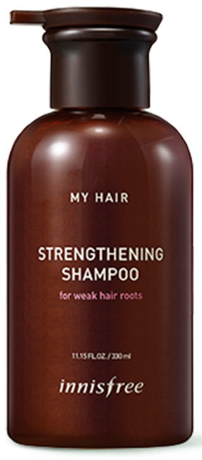 Innisfree My Hair Recipe Strength Shampoo For Weak Hair Roots Укрепляющий шампунь против выпадения, 330 мл