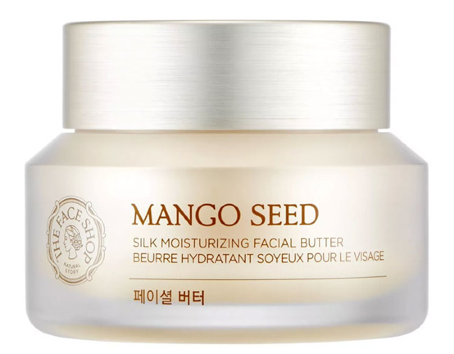 The Face Shop Mango Seed Volume Butter For Face Антивозрастной крем для лица с маслом семян манго, 50 мл