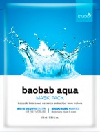 Bergamo Baobab Aqua Mask Pack Тканевая маска для лица с экстрактом баобаба, 28 мл