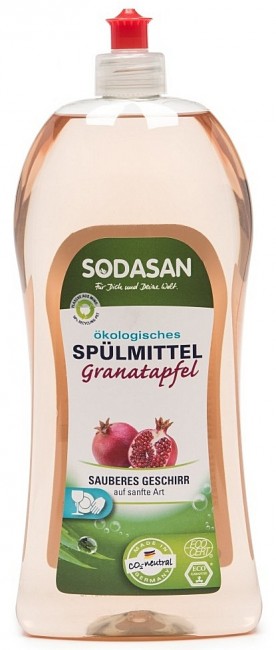 Sodasan Концентрированное жидкое средство для посуды Гранат, 1 л Sodasan Концентрированное жидкое средство для посуды Гранат, 1 л