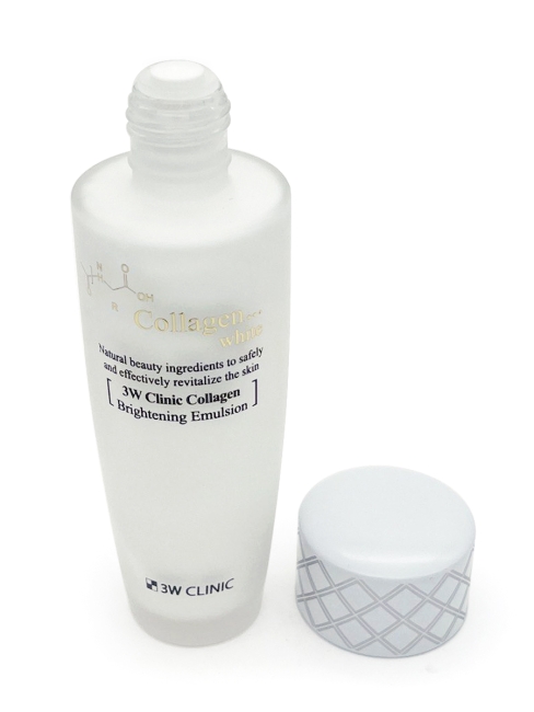 3W Clinic Эмульсия для лица осветляющая с коллагеном и ниацинамидом Collagen White Brightening Emulsion, 150 мл 3W Clinic Эмульсия для лица осветляющая с коллагеном и ниацинамидом Collagen White Brightening Emulsion, 150 мл