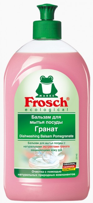 Frosch Бальзам для мытья посуды Гранат, 500 мл