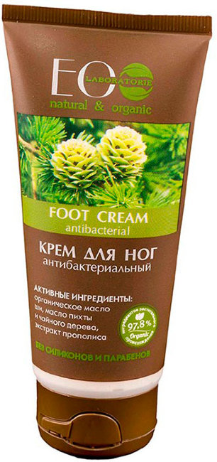 Ecolab Крем для ног Антибактериальный, 100 мл Ecolab Крем для ног Антибактериальный, 100 мл