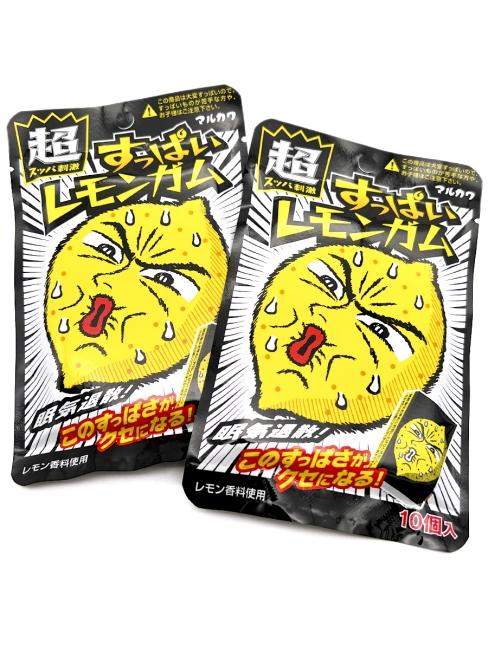 MARUKAWA Жевательная резинка в подушечках "Лимон кислый", 2x41 г MARUKAWA Жевательная резинка в подушечках "Лимон кислый", 2x41 г