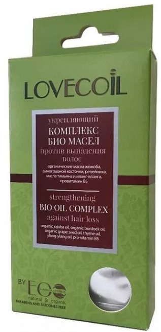 Ecolab LovEcOil Укрепляющий комплекс масел-БИО Против выпадения волос, 3х15 мл Ecolab LovEcOil Укрепляющий комплекс масел-БИО Против выпадения волос, 3х15 мл