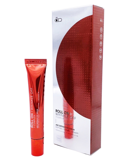 Eco Branch Сыворотка-роллер для кожи вокруг глаз с 6 пептидами Roll On Wrinkle Off 7-Complex Age Defence Eye Serum Peptide, 25 мл