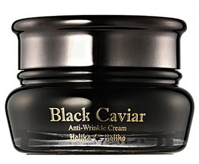 Holika Holika Black Caviar Anti Wrinkle Cream Ночной восстанавливающий крем для зрелой кожи, 50 мл Holika Holika Black Caviar Anti Wrinkle Cream Ночной восстанавливающий крем для зрелой кожи, 50 мл