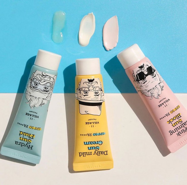 Village 11 Factory Sun Care Special Kit SPF 50+ PA++++ Набор Солнцезащитных кремов, 3 шт по 25 мл