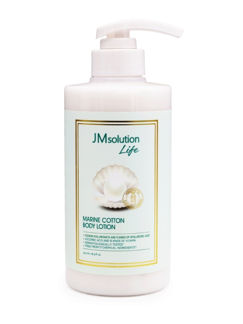 JMsolution Лосьон для тела с протеинами морского шелка Life Marine Cotton Body Lotion, 500 мл JMsolution Лосьон для тела с протеинами морского шелка Life Marine Cotton Body Lotion, 500 мл