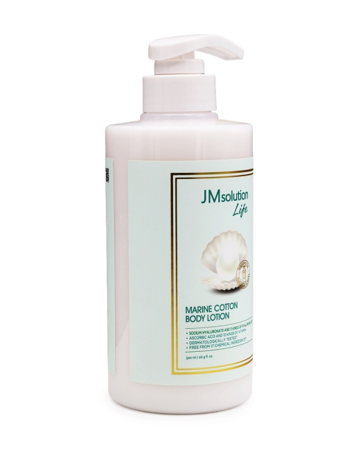 JMsolution Лосьон для тела с протеинами морского шелка Life Marine Cotton Body Lotion, 500 мл JMsolution Лосьон для тела с протеинами морского шелка Life Marine Cotton Body Lotion, 500 мл