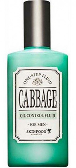 SKINFOOD One-Step Fluid Cabbage Oil Control Fluid Мужской флюид для жирной кожи с экстрактом капусты, 125 мл