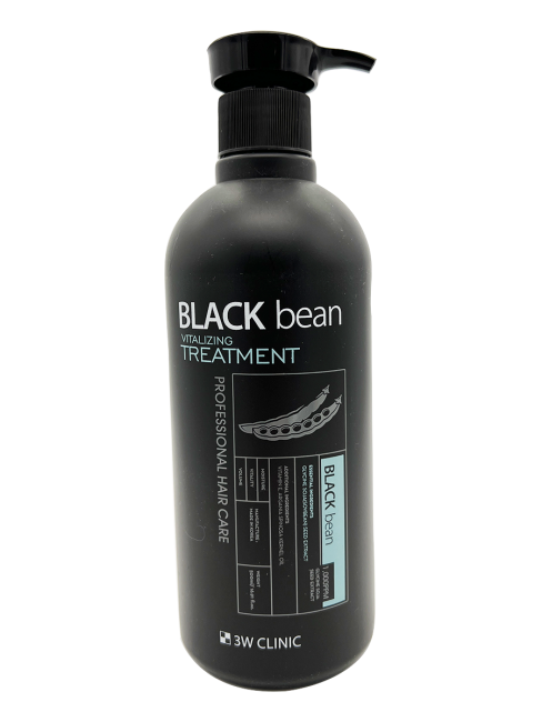 3W Clinic Маска для волос восстанавливающий с экстрактом черной фасоли Black Bean Vitalizing Treatment, 500 мл 3W Clinic Маска для волос восстанавливающий с экстрактом черной фасоли Black Bean Vitalizing Treatment, 500 мл