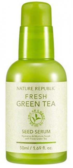 NATURE REPUBLIC Fresh Green Tea Seed Serum Сыворотка для лица с экстрактом зеленого чая, 50 мл NATURE REPUBLIC Fresh Green Tea Seed Serum Сыворотка для лица с экстрактом зеленого чая, 50 мл