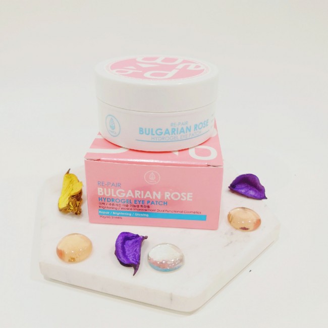 Med B Гидрогелевые патчи с экстрактом болгарской  розы Re-pair Bulgarian Rose Eye Patches, 60 шт