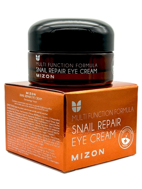 MIZON Крем для кожи вокруг глаз с экстрактом улитки Snail Repair Eye Cream, 25 мл