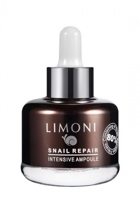 LIMONI Snail Repair Intensive Ampoule Сыворотка для лица восстанавливающая интенсивная с экстрактом слизи улитки, 25 мл LIMONI Snail Repair Intensive Ampoule Сыворотка для лица восстанавливающая интенсивная с экстрактом слизи улитки, 25 мл