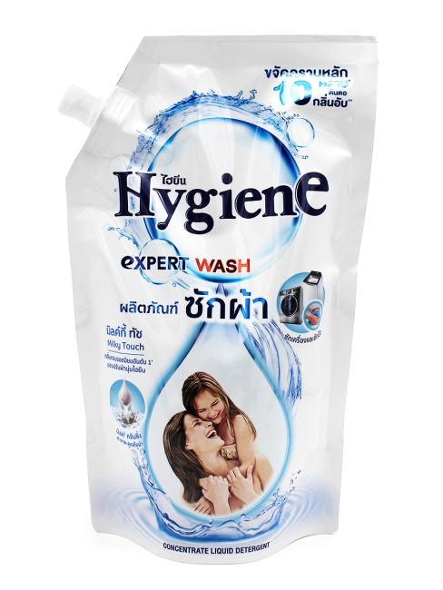 Hygiene Гель концентрат для стирки парфюмированный Молочное прикосновение Milky Touch, 600 мл Hygiene Гель концентрат для стирки парфюмированный Молочное прикосновение Milky Touch, 600 мл