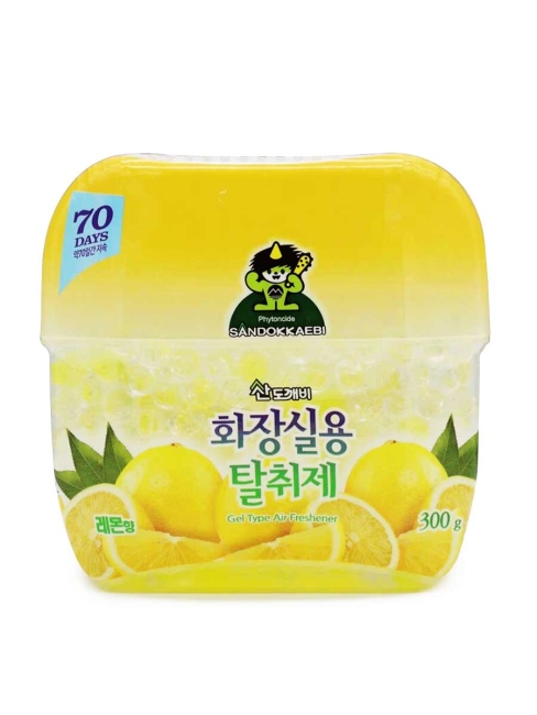 Sandokkaebi Гелевый освежитель воздуха для туалета Лимон, 300 г Sandokkaebi Гелевый освежитель воздуха для туалета Лимон, 300 г