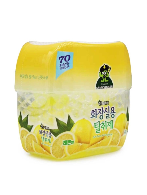 Sandokkaebi Гелевый освежитель воздуха для туалета Лимон, 300 г Sandokkaebi Гелевый освежитель воздуха для туалета Лимон, 300 г