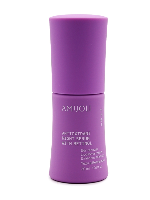 AMIJOLI Ночная сыворотка с ретинолом и экстрактом юдзу Yuzu & Resveratrol Night Reniew Serum With Retinol,  30 мл
