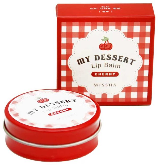 MISSHA My Dessert Lip Balm Cherry Вишневый бальзам для губ, 15 г MISSHA My Dessert Lip Balm Cherry Вишневый бальзам для губ, 15 г