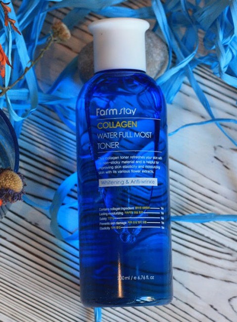 FarmStay Collagen Water Full Moist Toner Увлажняющий тонер с коллагеном, 200 мл FarmStay Collagen Water Full Moist Toner Увлажняющий тонер с коллагеном, 200 мл