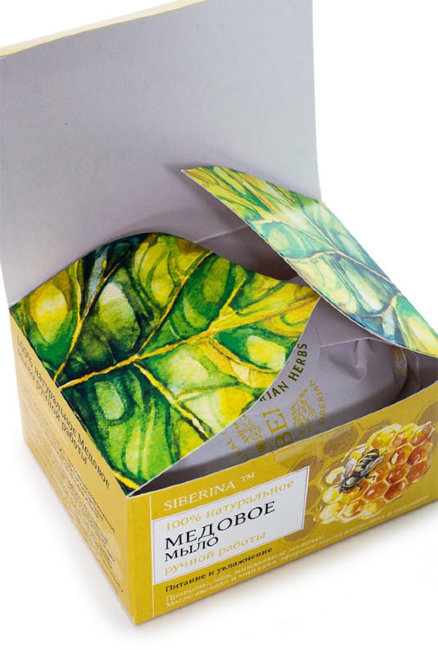 Siberina Натуральное мыло Медовое, 90 г