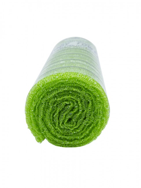 ShinYoung Массажная мочалка полотенце "Радуга" зеленая Body Healthy Bath Towel Green, 100x29 см